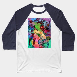 Multidimensional Mayhem Baseball T-Shirt